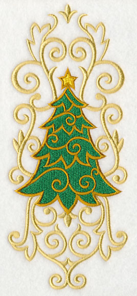 O Christmas Tree in Filigree Spray
