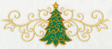 O Christmas Tree in Filigree Border