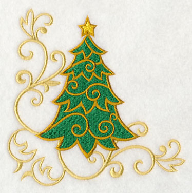 O Christmas Tree in Filigree Corner