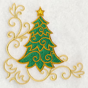 O Christmas Tree in Filigree Corner