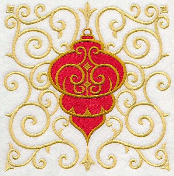 Antique Ornament in Filigree Square