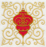 Antique Ornament in Filigree Square