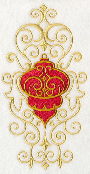 Antique Ornament in Filigree Spray