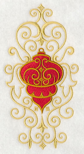 Antique Ornament in Filigree Spray