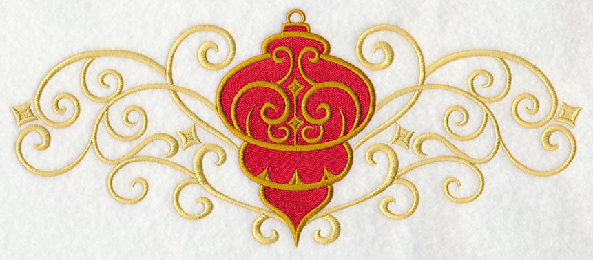 Antique Ornament in Filigree Border