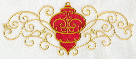 Antique Ornament in Filigree Border