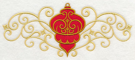 Antique Ornament in Filigree Border