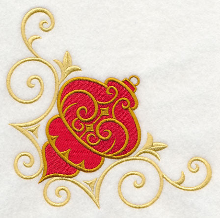 Antique Ornament in Filigree Corner