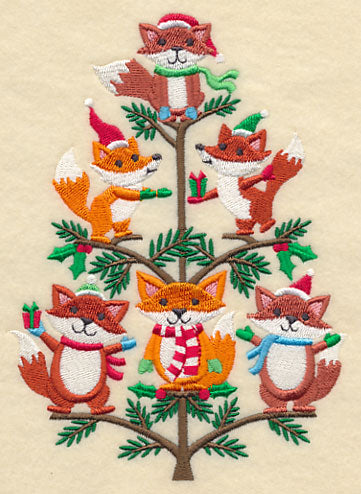 Foxy Christmas Tree