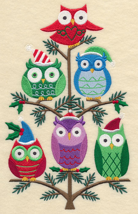 Owl Be Home for Christmas Tree