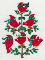 Very Merry Cardinal Christmas Tree