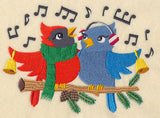 Caroling Christmas Birds