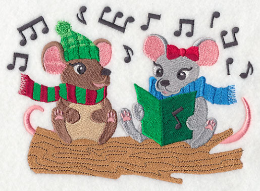 Caroling Christmas Mice