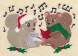 Caroling Christmas Squirrels