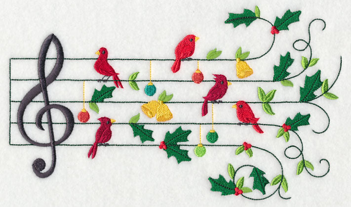 Christmas Birdsong with Holly-day Charm (Treble)