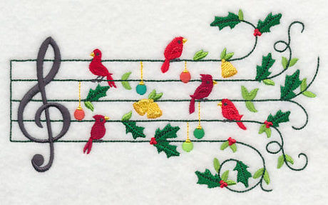 Christmas Birdsong with Holly-day Charm (Treble)