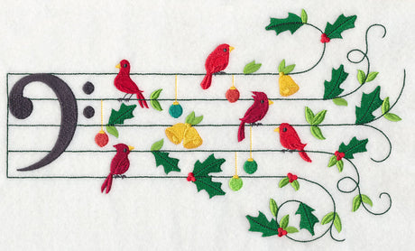 Christmas Birdsong with Holly-day Charm (Bass)