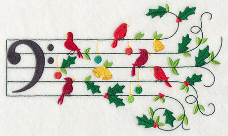 Christmas Birdsong with Holly-day Charm (Bass)