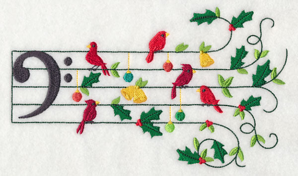 Christmas Birdsong with Holly-day Charm (Bass)