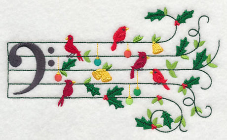 Christmas Birdsong with Holly-day Charm (Bass)
