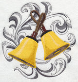 Handbells with Baroque Background