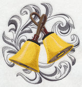 Handbells with Baroque Background