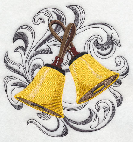 Handbells with Baroque Background