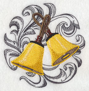 Handbells with Baroque Background