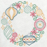 Merry and Bright Ornament Wreath (Vintage)