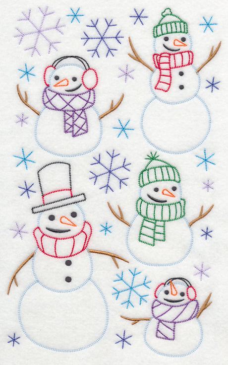 Storm of Snowmen (Vintage)