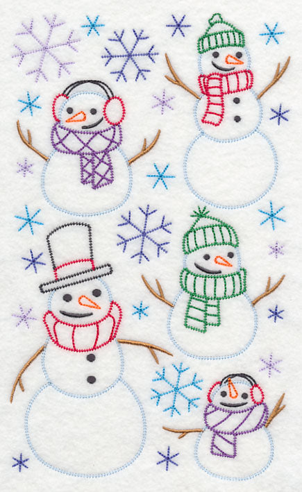 Storm of Snowmen (Vintage)