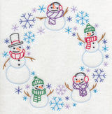 Storm of Snowmen Wreath (Vintage)