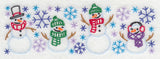 Storm of Snowmen Border (Vintage)
