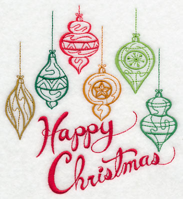 Happy Christmas Ornament Medley