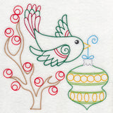 Christmas Whimsy Bird and Bulb 4 (Vintage)