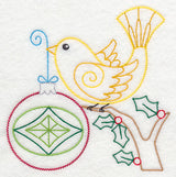 Christmas Whimsy Bird and Bulb 8 (Vintage)