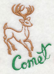 Reindeer Take Flight - Comet