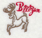 Reindeer Take Flight - Blitzen