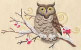 Owl and Winter Branch Spray