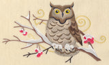 Owl and Winter Branch Spray