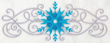 Frosty Filigree Snowflake Border