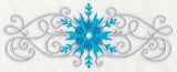 Frosty Filigree Snowflake Border