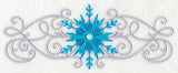 Frosty Filigree Snowflake Border