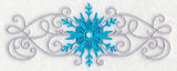Frosty Filigree Snowflake Border