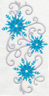 Frosty Filigree Snowflake Spray