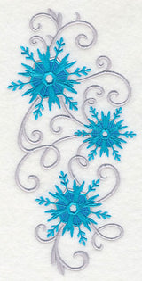Frosty Filigree Snowflake Spray
