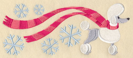 Wrapped Up in Winter Poodle