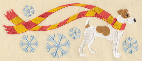 Wrapped Up in Winter Jack Russell Terrier