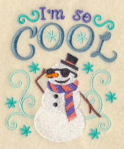 I'm So Cool Snowman