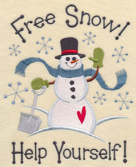 Free Snow - Help Yourself Snowman